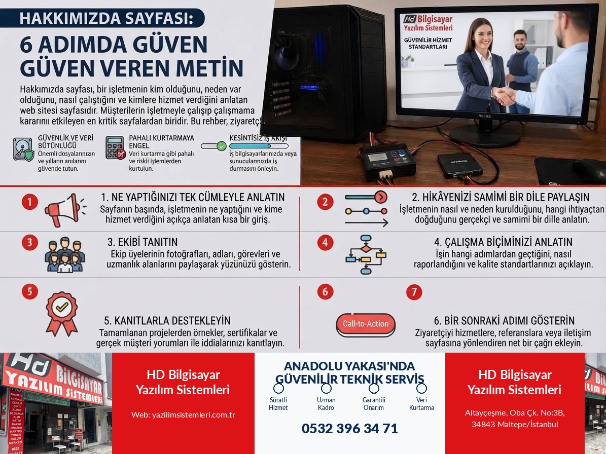 Hakkımızda sayfası