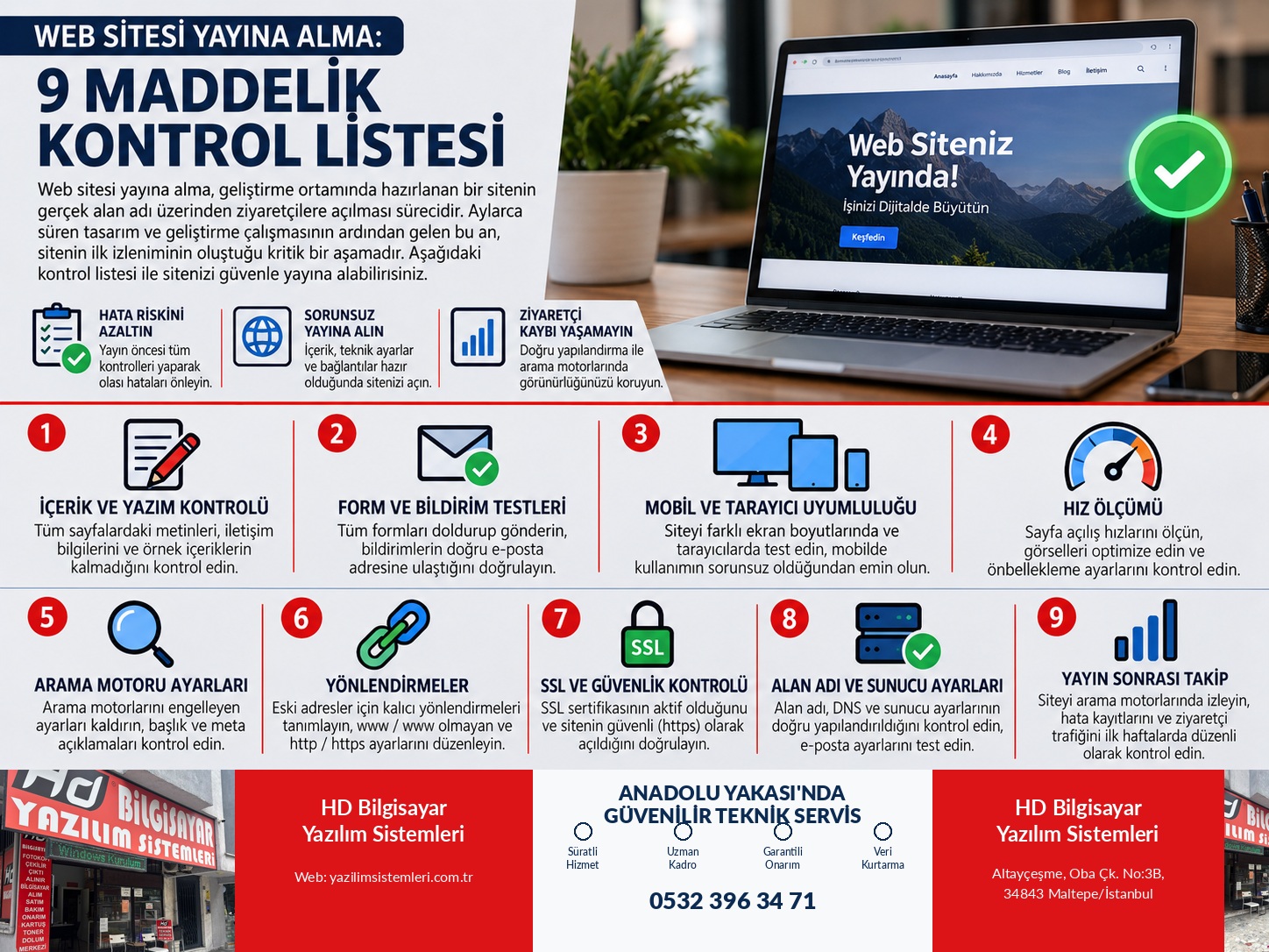 Web sitesi yayına alma
