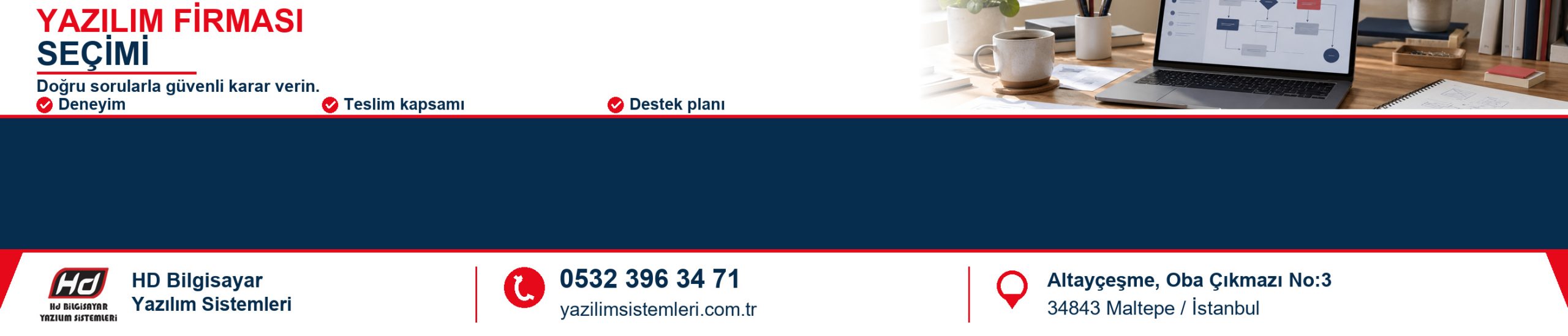 Yazılım firması seçimi: Güvenli karar için 9 kontrol — HD Bilgisayar